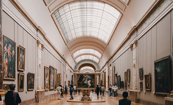 Tourist Places in Europe: The Louvre, Paris, France
