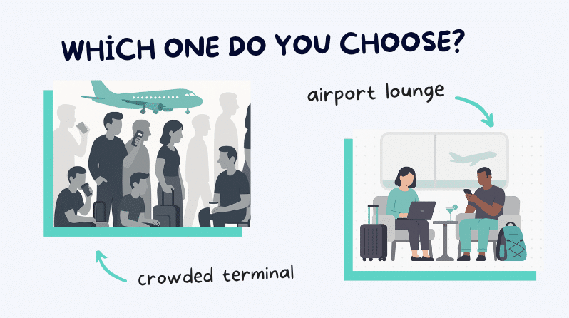 choose airport lounge
